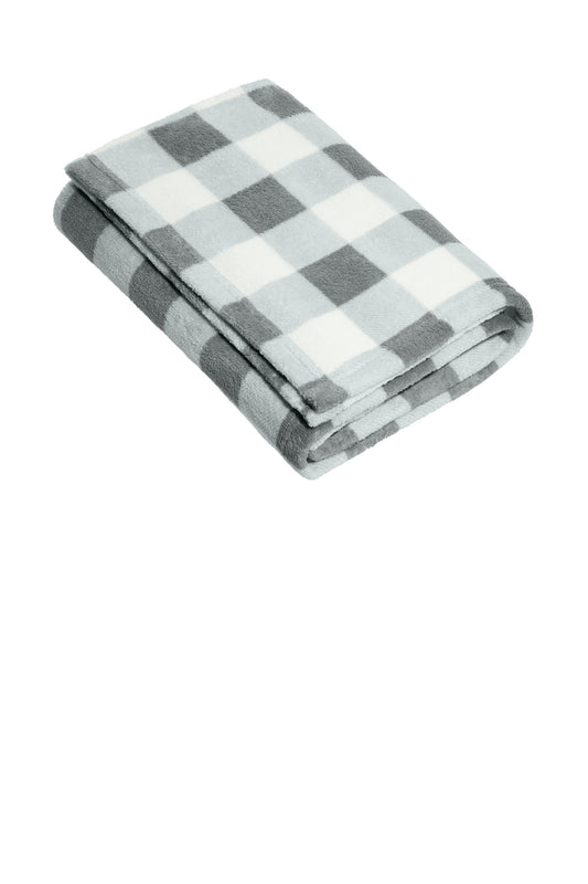 Marshmallow/ Monument Grey Check