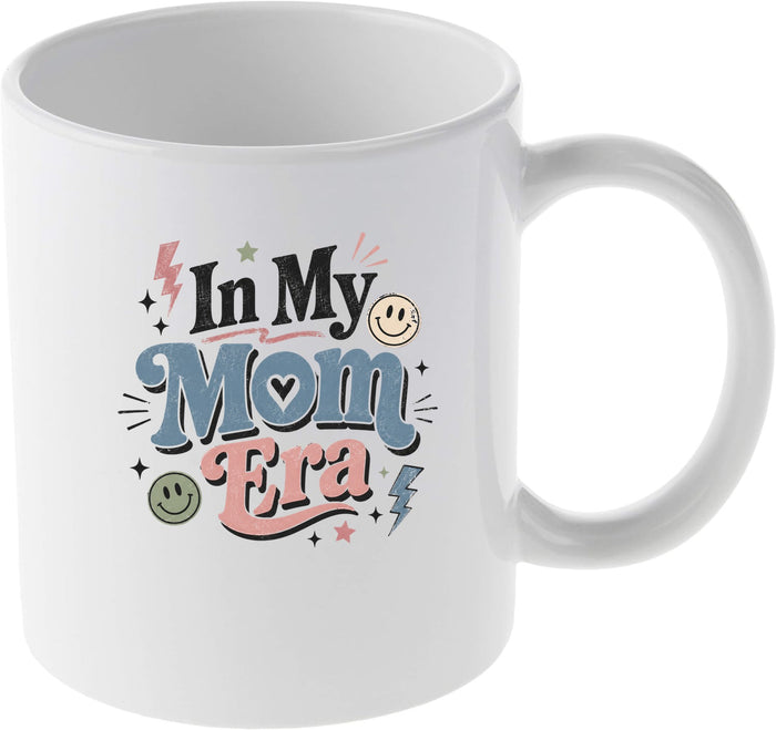 In My Mom Era Retro Aesthetic Graphic Drinkware Mug