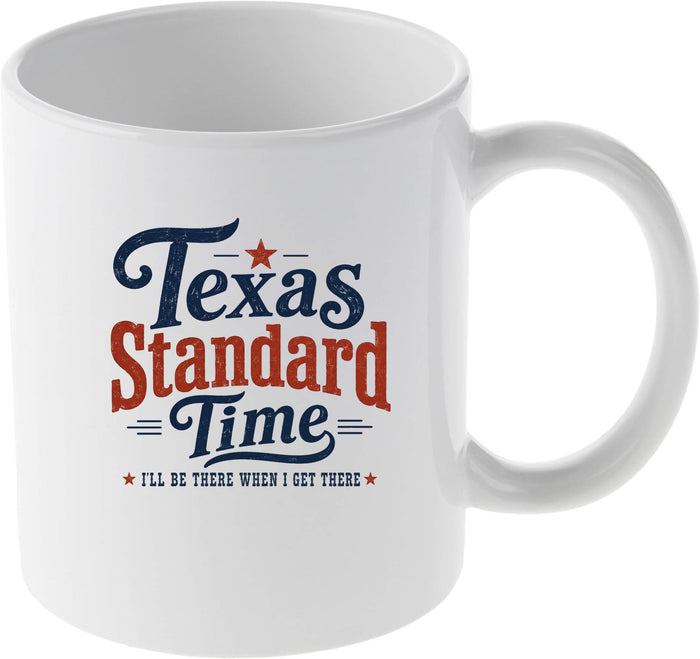 Texas Standard Time Vintage Style Southern Attitude Drinkware Mug