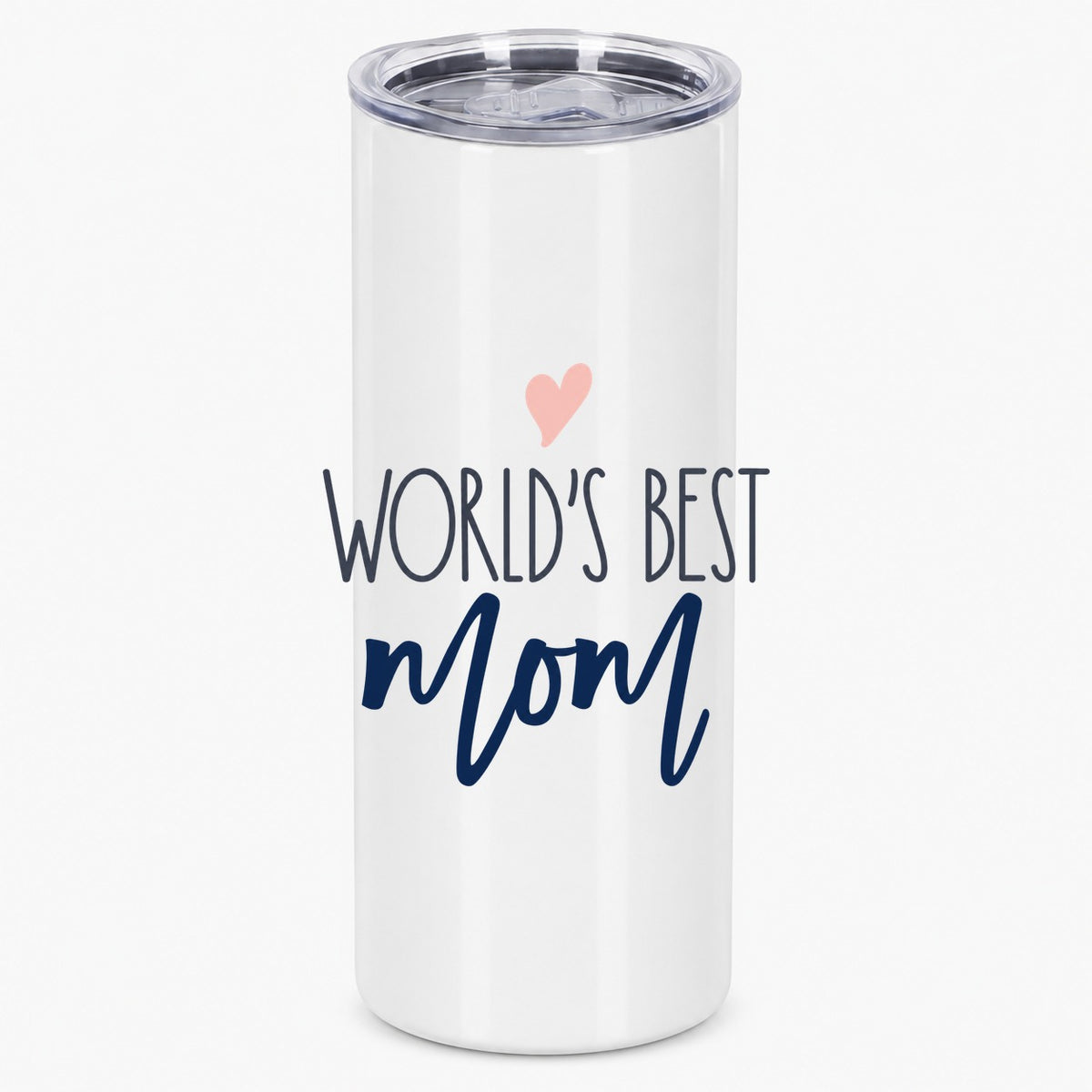 World's Best Mom Heart Design for Mother's Day Gift Tumbler
