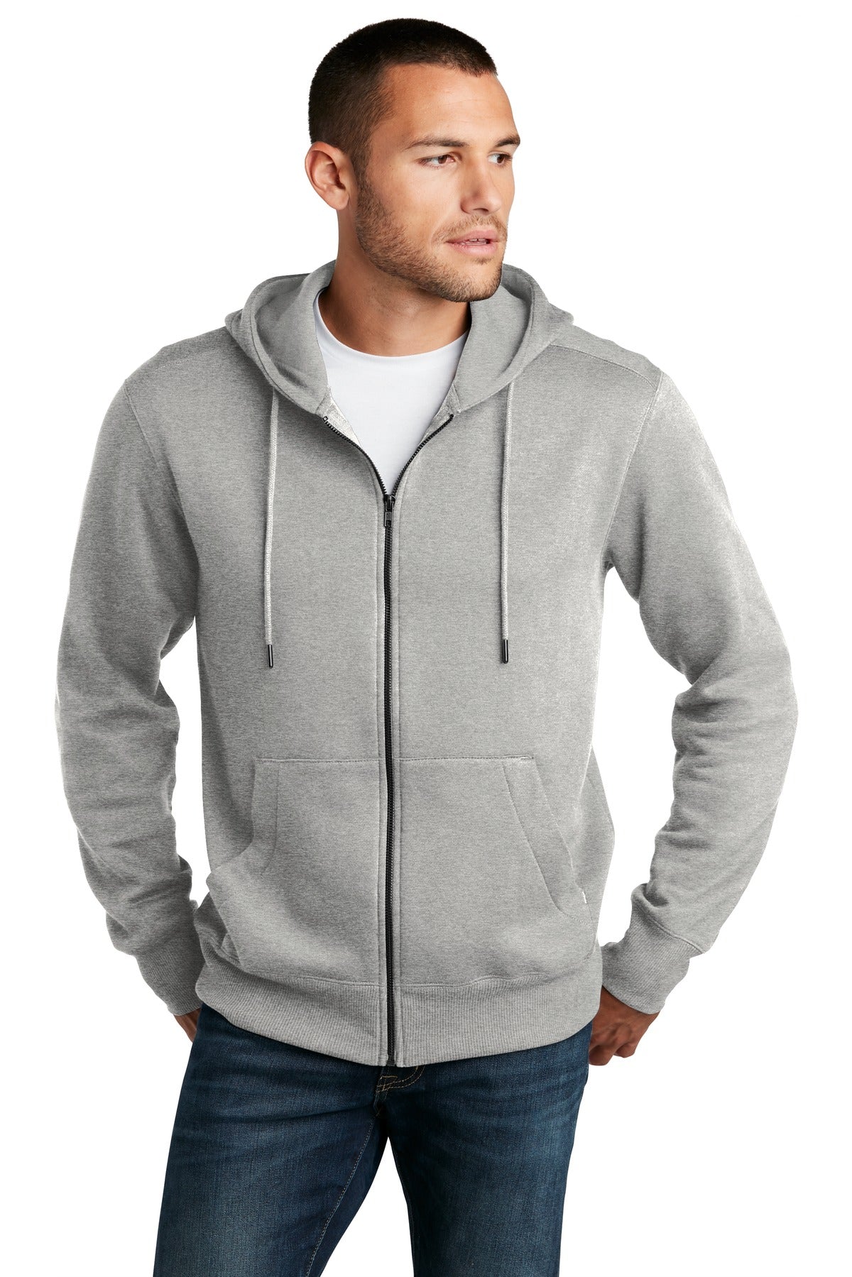 District ® Perfect Weight ® Fleece Full-Zip Hoodie DT1103 - DFW Impression