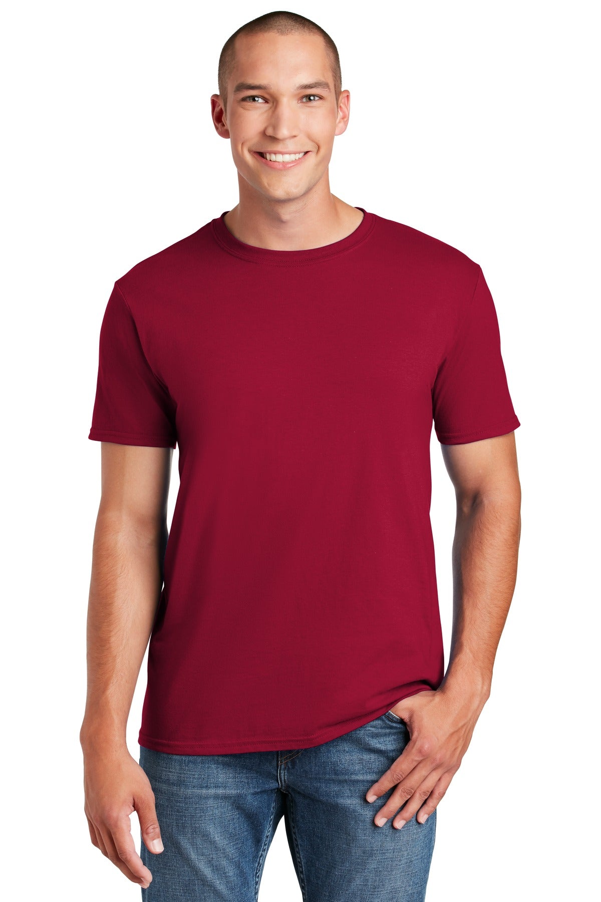 genopfyldning Vild Ruckus Gildan Softstyle® T-Shirt. 64000 [Cardinal] – DFW Impression