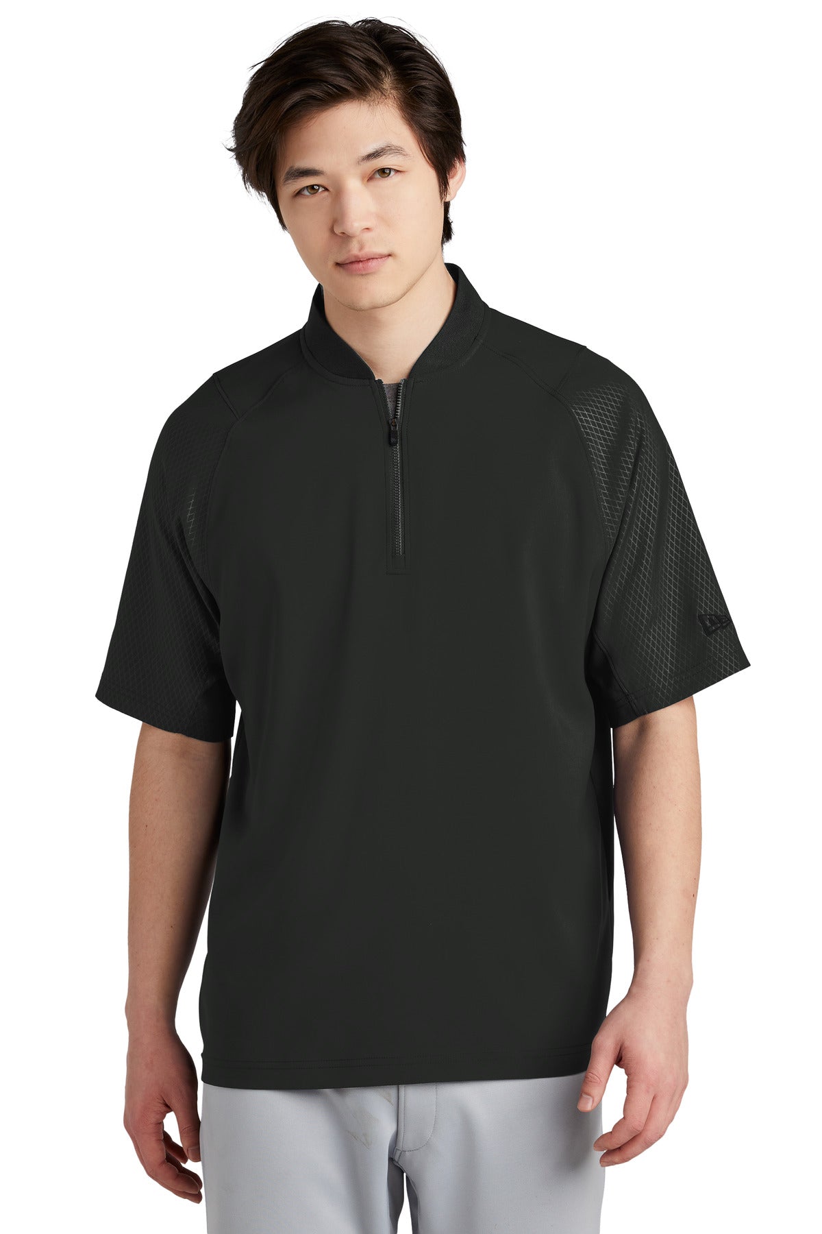 New Era ® Cage Short Sleeve 1/4-Zip Jacket. NEA600 – DFW Impression