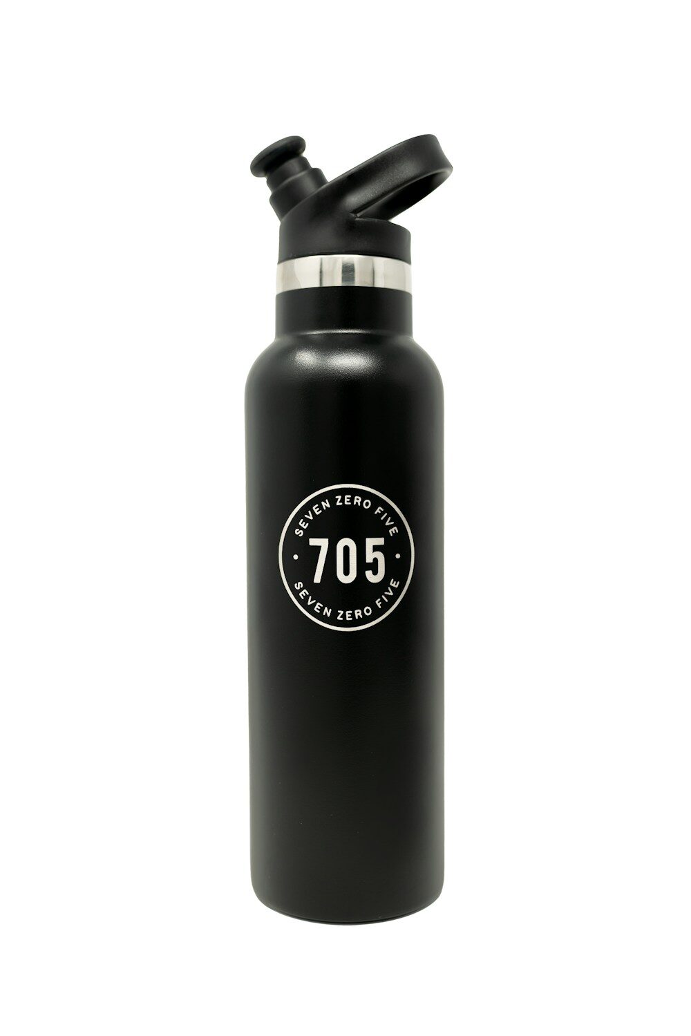 Engraved emblem bottle