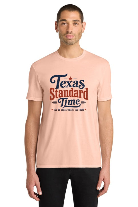 Texas Standard Time Vintage Style Graphic T-Shirt