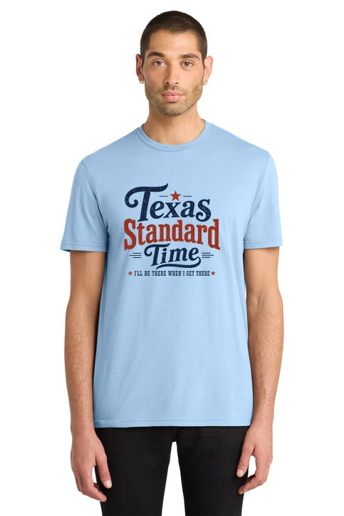 Texas Standard Time Vintage Style Graphic T-Shirt