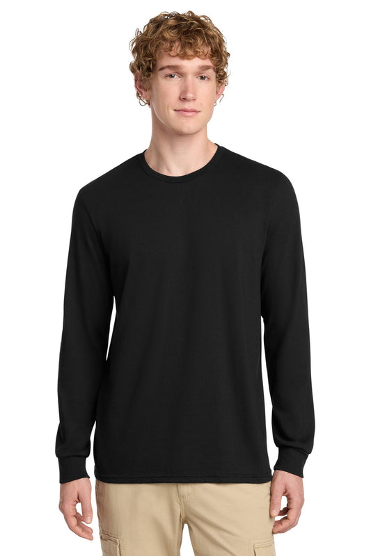 District Perfect Blend CVC Long Sleeve Tee DT109 - DFW Impression