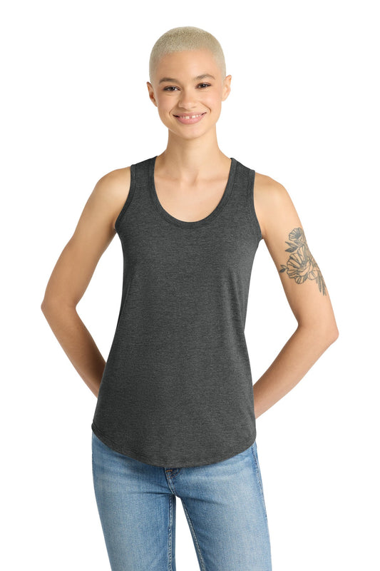 District Women's Perfect Tri Racerback Tank. DM138L - DFW Impression