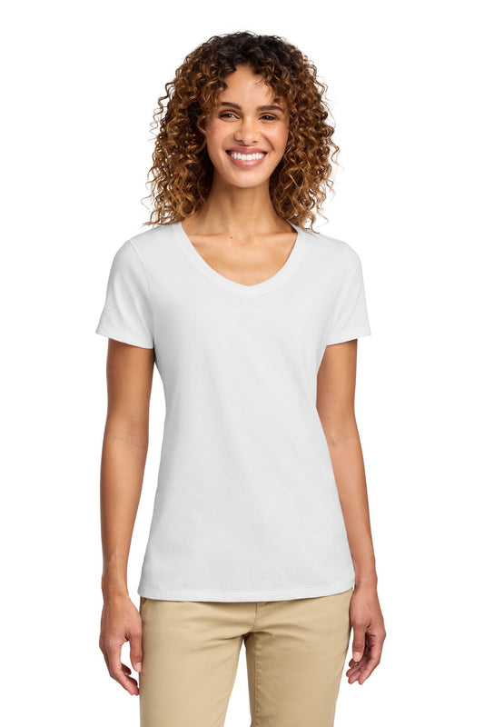Port & Co Women's Fan Favorite V - Neck Tee. LPC450V - DFW Impression