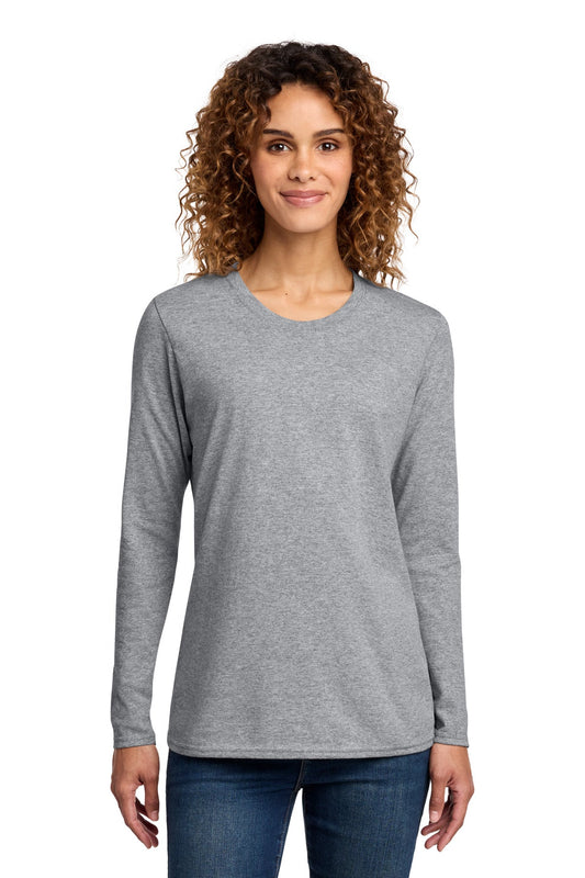 Port & Co Women's Long Sleeve Core Cotton Tee. LPC54LS - DFW Impression