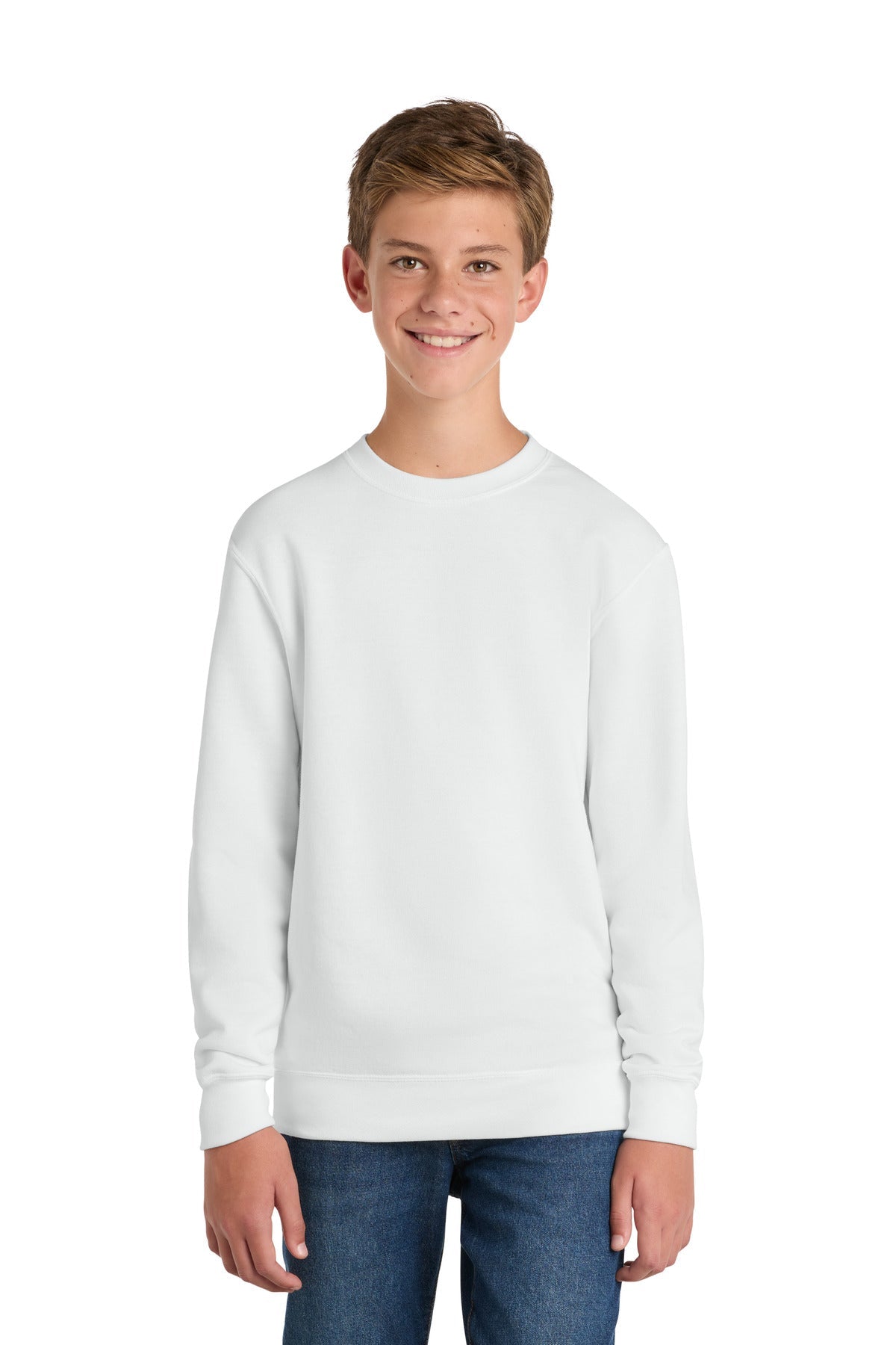 Port & Co Youth Core Fleece Crewneck Sweatshirt. PC90Y - DFW Impression