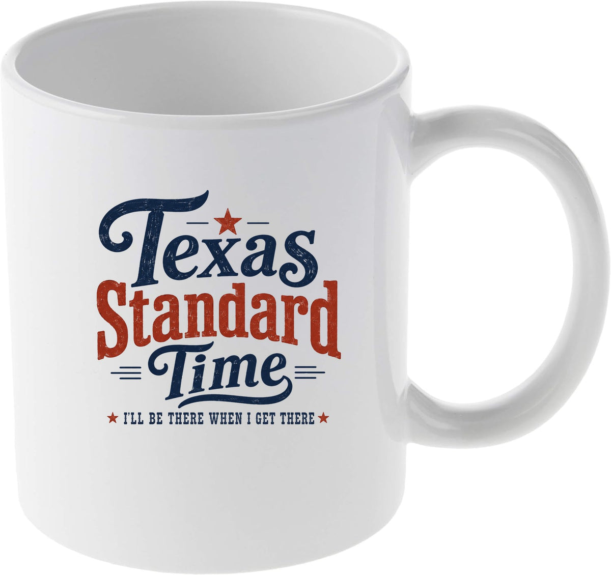 Texas Standard Time Vintage Style Southern Attitude Drinkware Mug