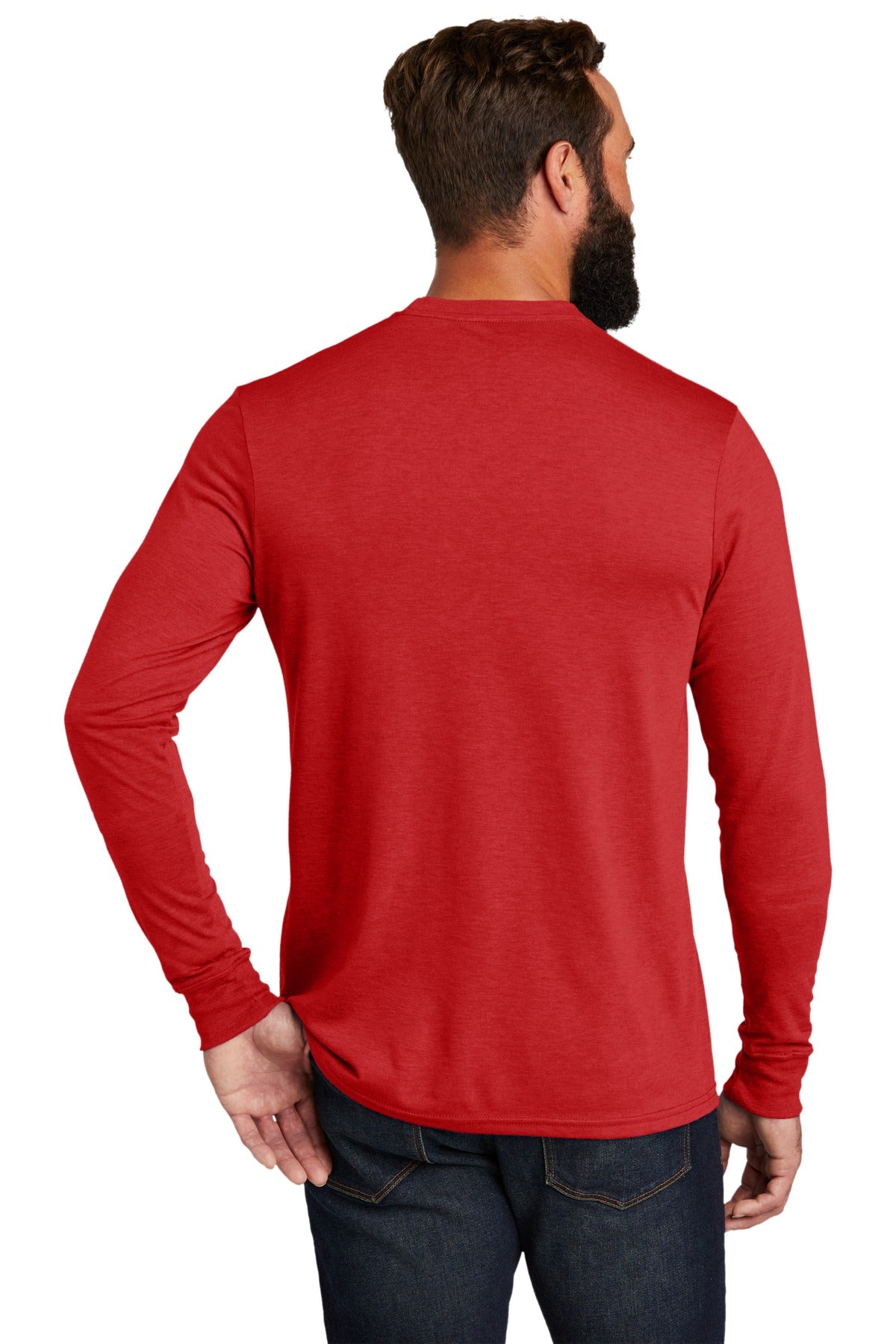 Allmade ® Unisex Tri-Blend Long Sleeve Tee AL6004 [Rise Up Red] - DFW Impression