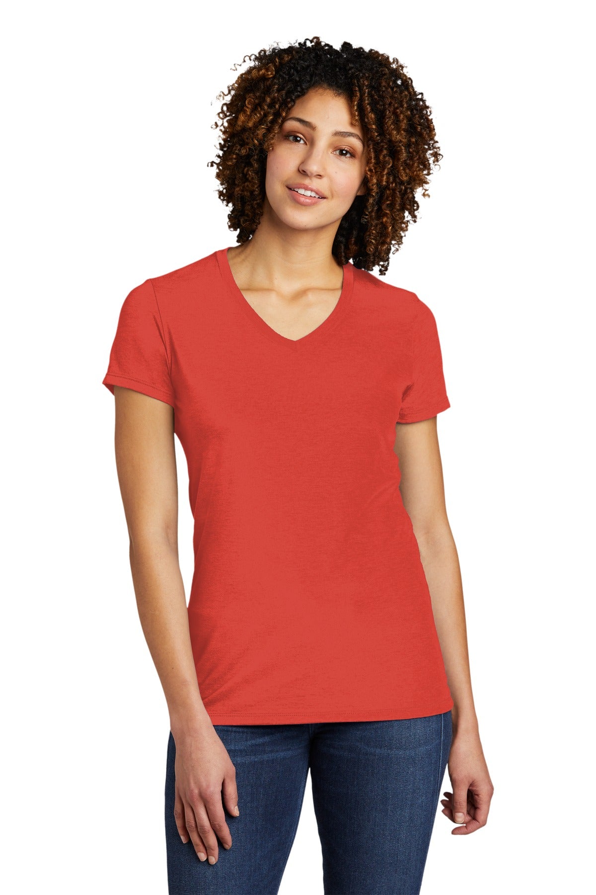 Allmade ® Women's Tri-Blend V-Neck Tee AL2018 [Desert Sun] - DFW Impression