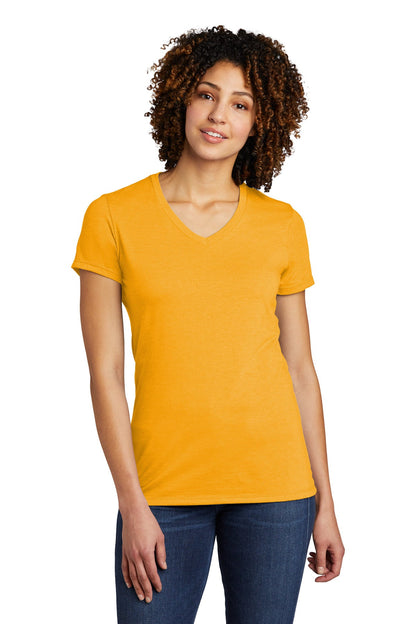 Allmade ® Women's Tri-Blend V-Neck Tee AL2018 [Orange You Fancy] - DFW Impression