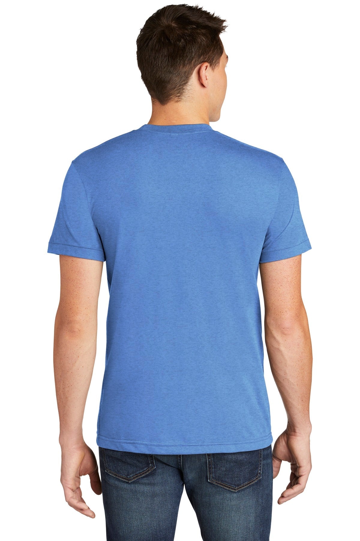 American Apparel ® Poly-Cotton T-Shirt. BB401W [Heather Lake Blue] - DFW Impression