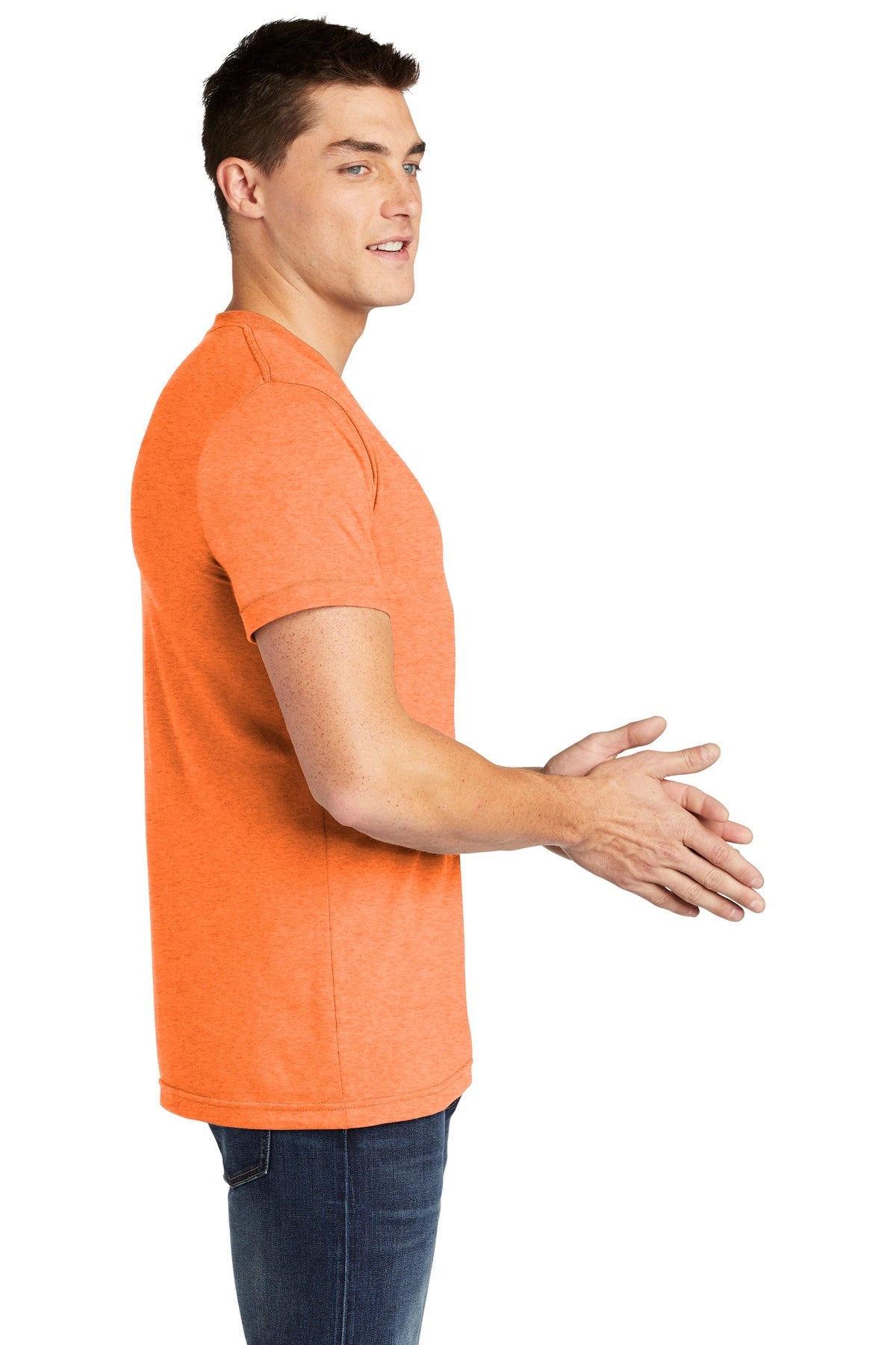 American Apparel ® Poly-Cotton T-Shirt. BB401W [Heather Orange] - DFW Impression