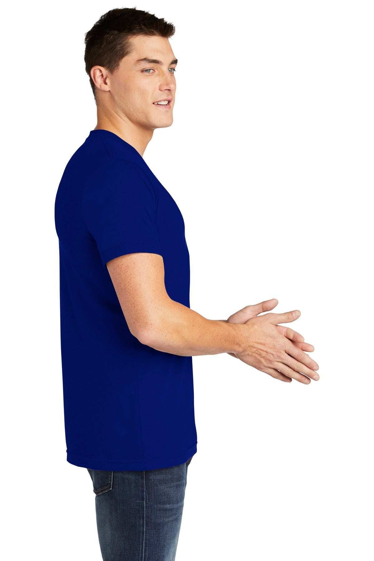 American Apparel ® Poly-Cotton T-Shirt. BB401W [Lapis] - DFW Impression