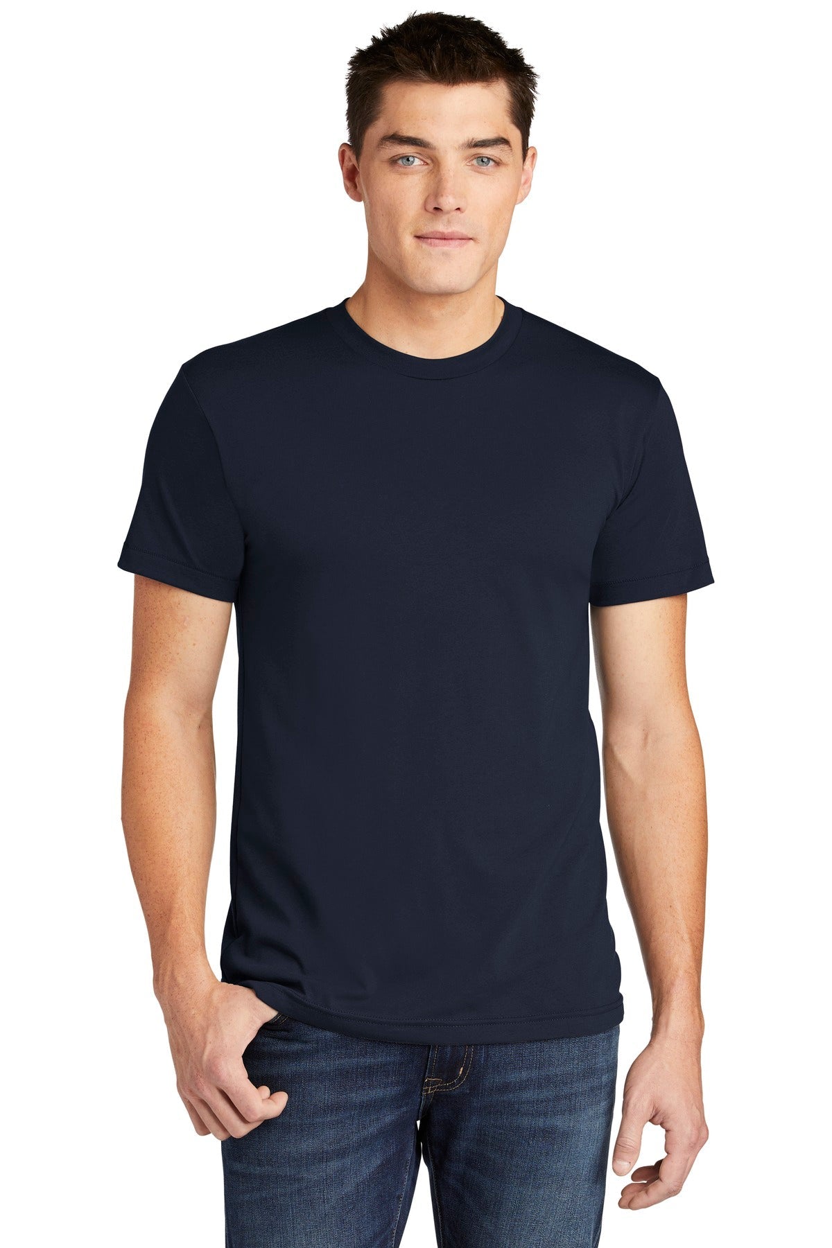 American Apparel ® Poly-Cotton T-Shirt. BB401W [Navy] - DFW Impression