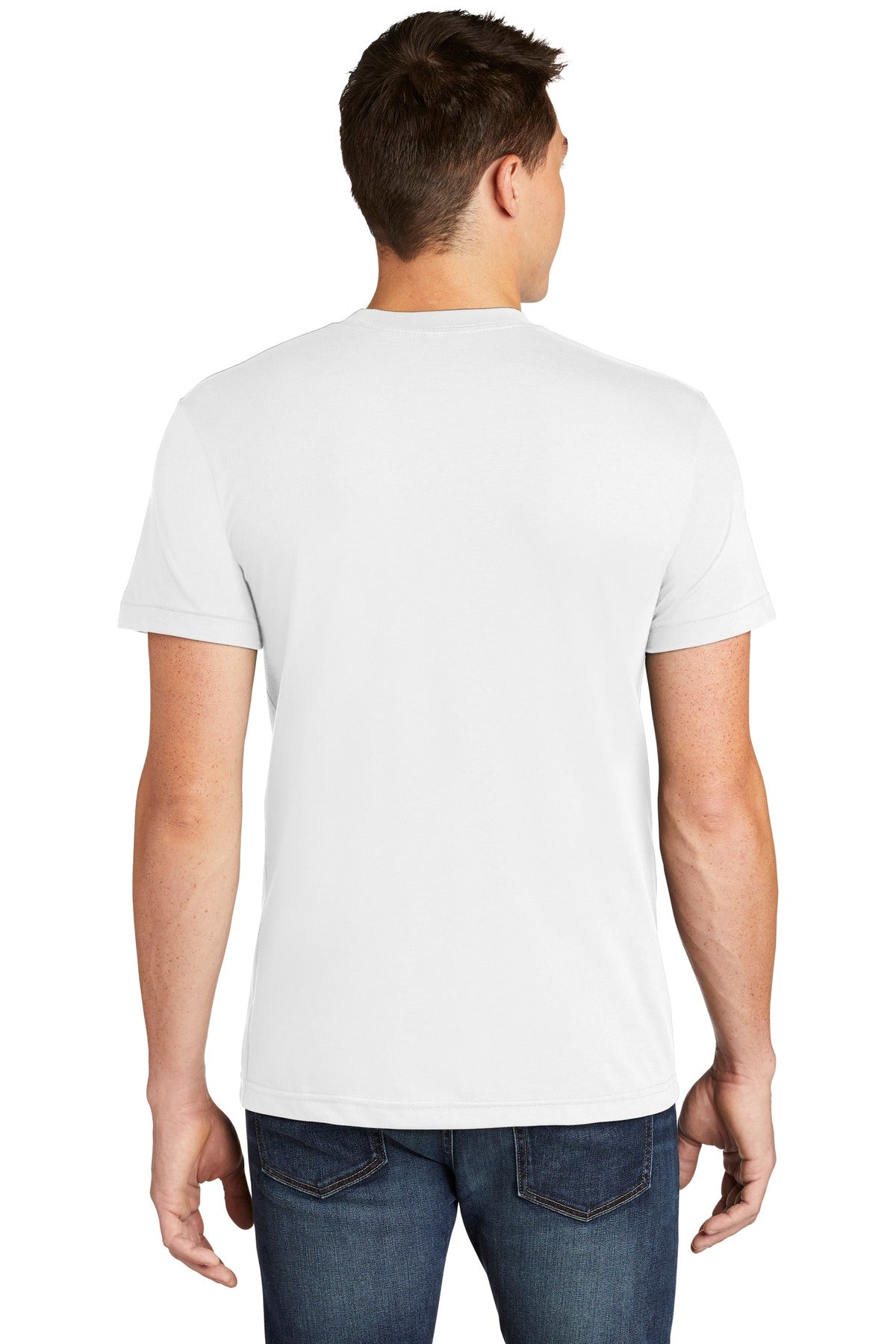 American Apparel ® Poly-Cotton T-Shirt. BB401W [White] - DFW Impression