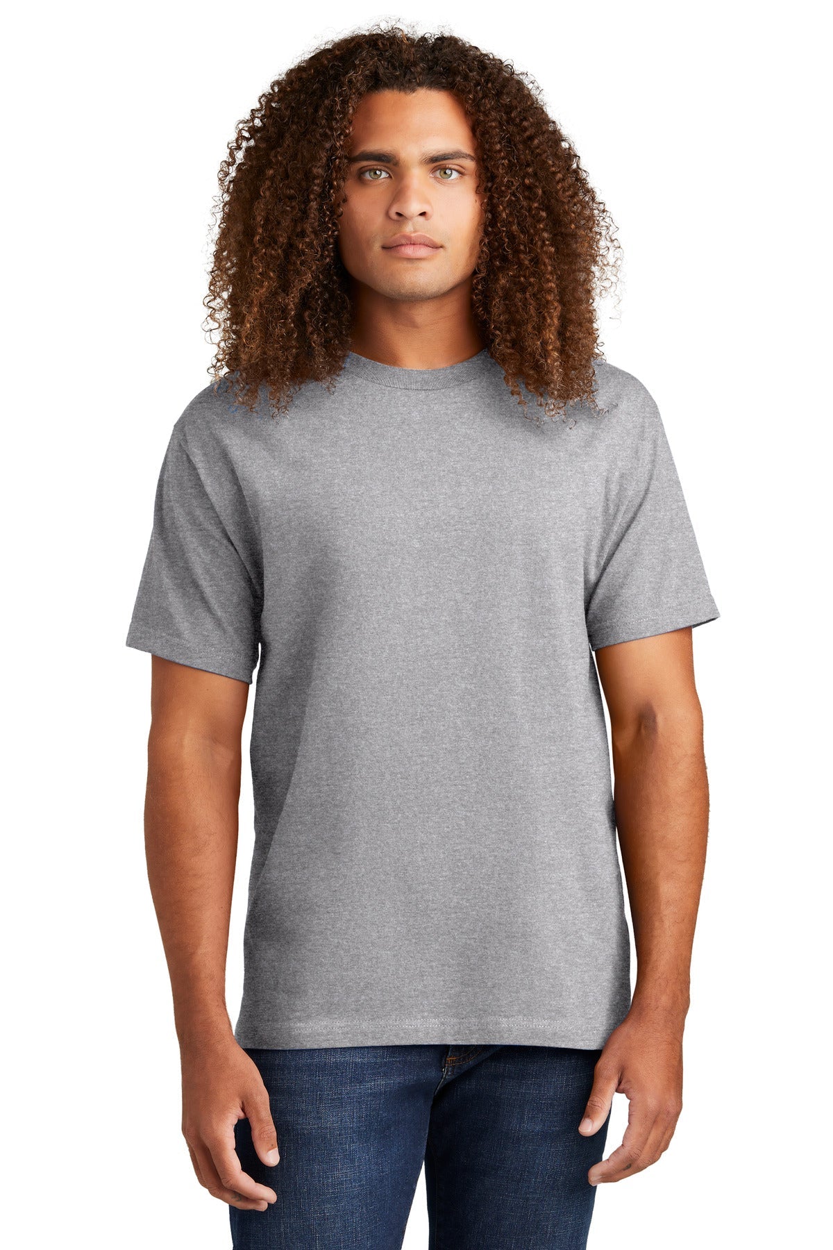 American Apparel® Relaxed T-Shirt 1301W [Heather Grey] - DFW Impression