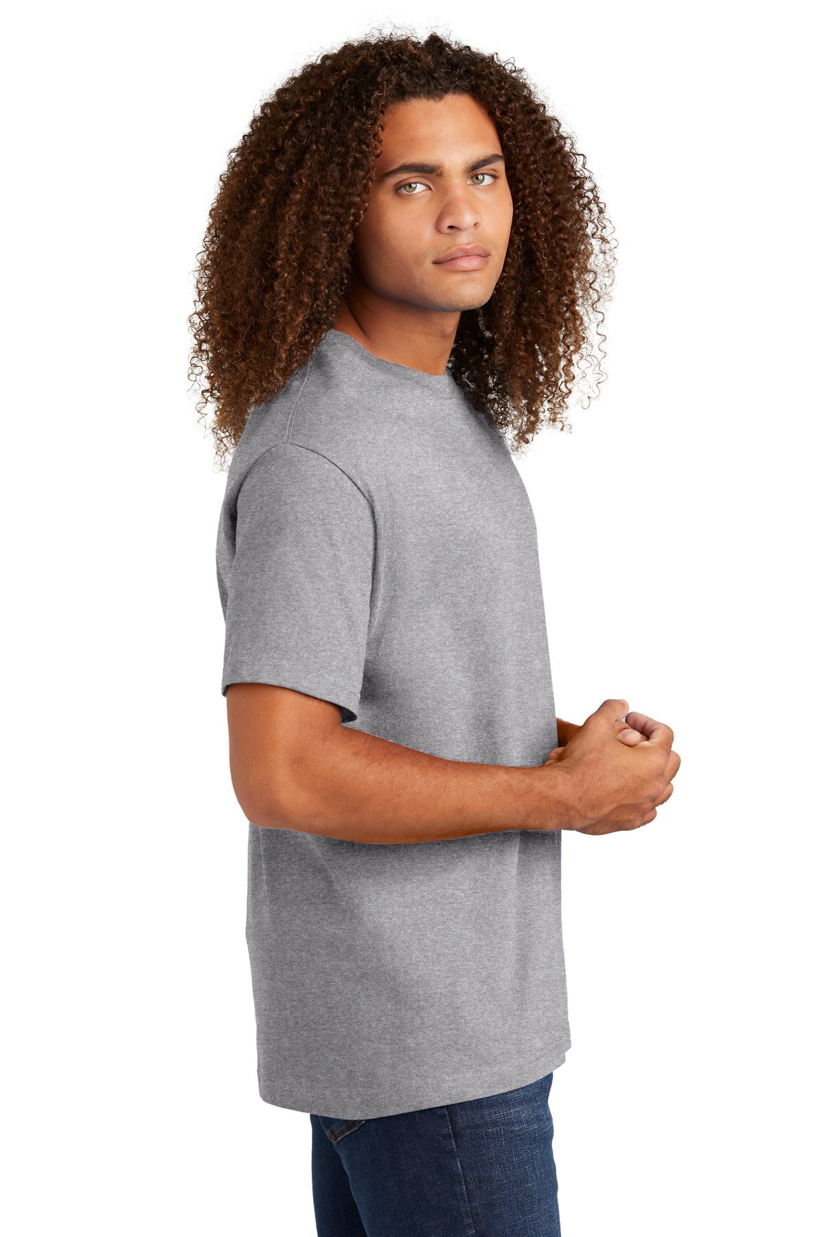 American Apparel® Relaxed T-Shirt 1301W [Heather Grey] - DFW Impression