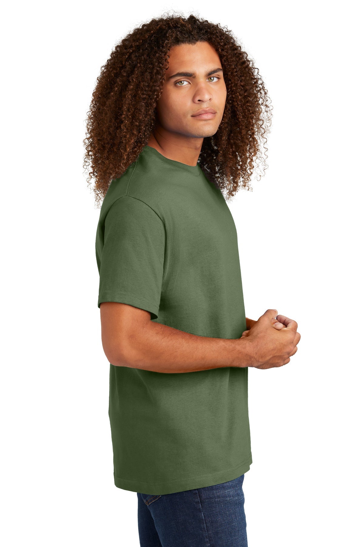 American Apparel® Relaxed T-Shirt 1301W [Military Green] - DFW Impression