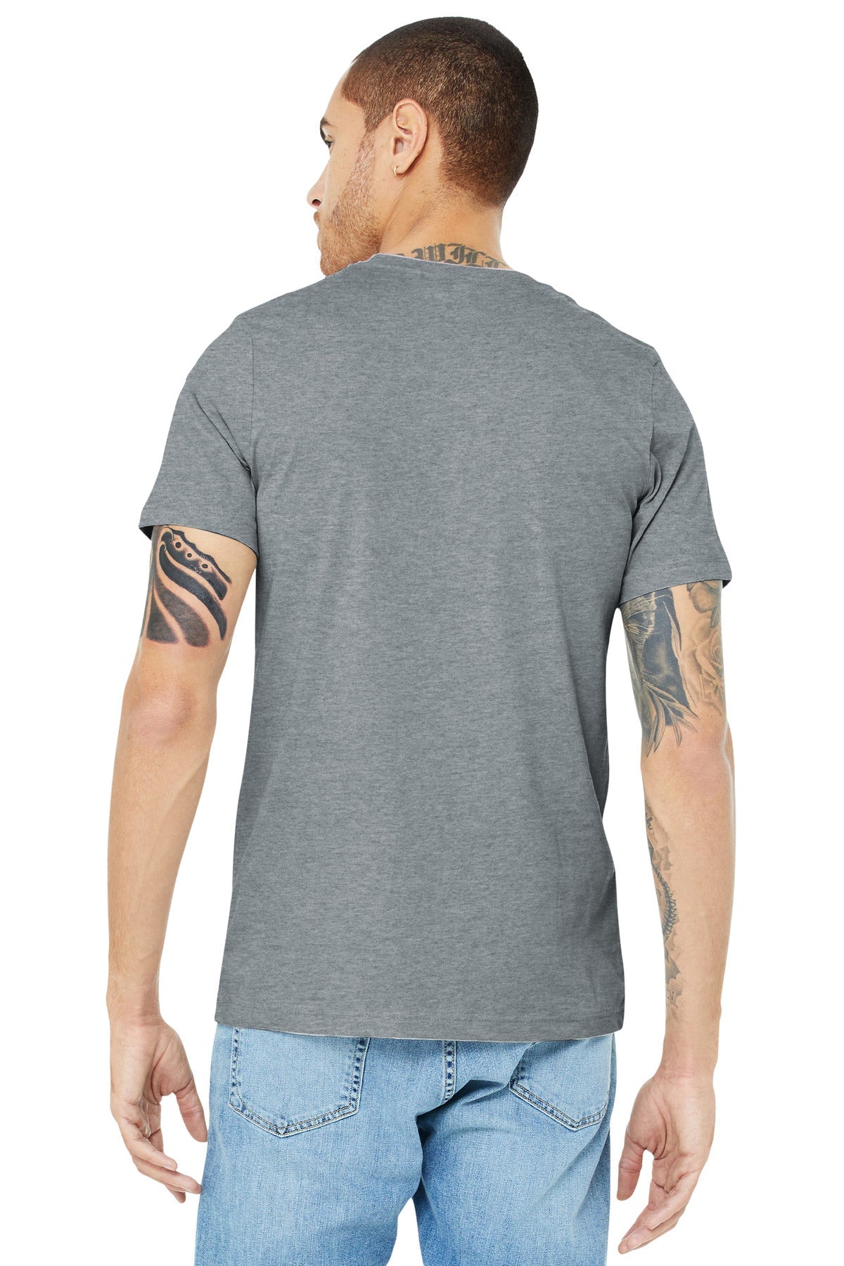 BELLA+CANVAS ® Unisex Heather CVC Short Sleeve Tee. BC3001CVC [Athletic Heather] - DFW Impression