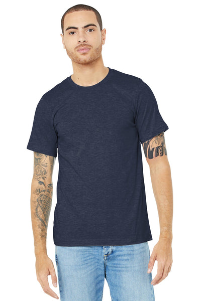 BELLA+CANVAS ® Unisex Heather CVC Short Sleeve Tee. BC3001CVC [Heather  Midnight Navy] - DFW Impression