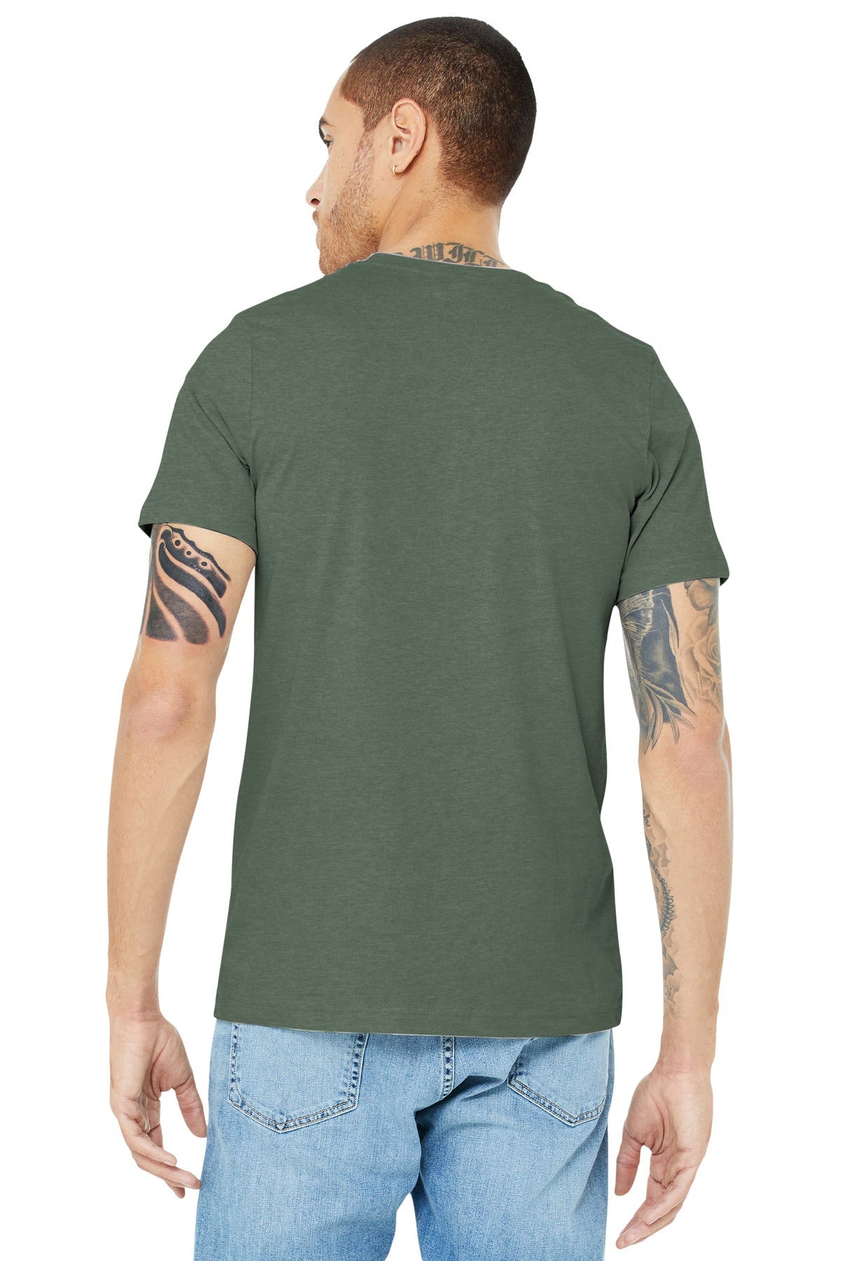 Bella canvas heather military 2024 green