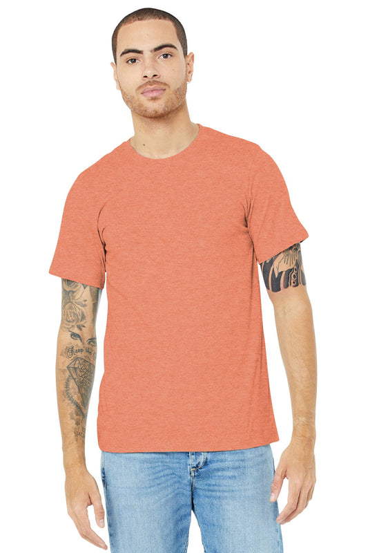 BELLA+CANVAS ® Unisex Heather CVC Short Sleeve Tee. BC3001CVC [Heather Prism Sunset] - DFW Impression