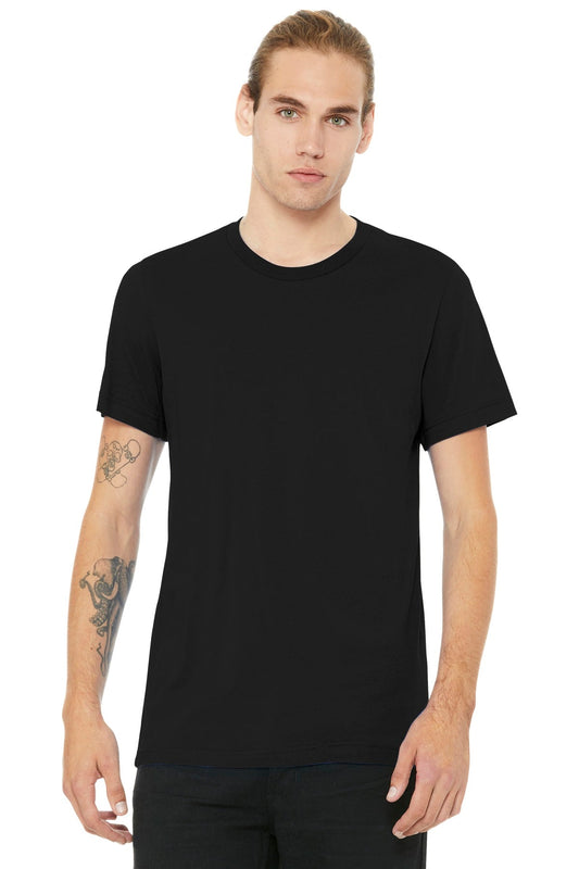 BELLA+CANVAS ® Unisex Heather CVC Short Sleeve Tee. BC3001CVC [Solid Black Blend] - DFW Impression