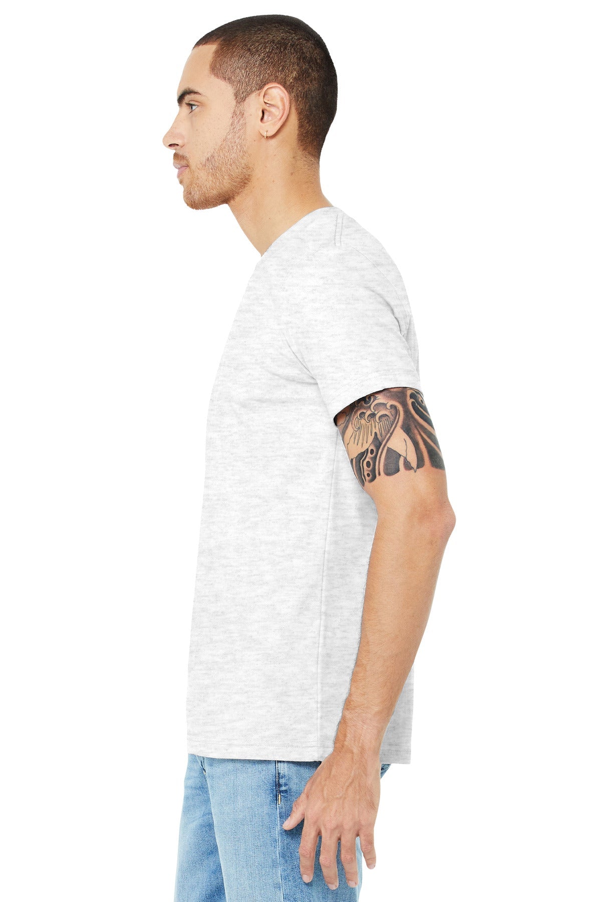 BELLA+CANVAS ® Unisex Jersey Short Sleeve Tee. BC3001 [Ash] - DFW Impression