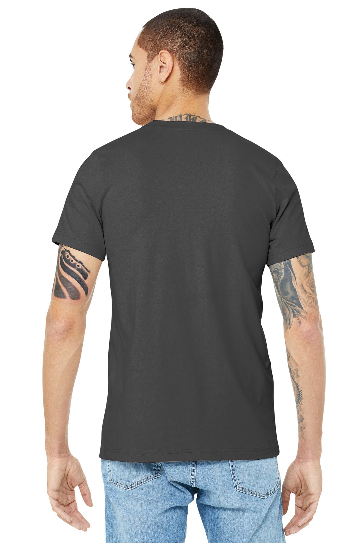 BELLA+CANVAS ® Unisex Jersey Short Sleeve Tee. BC3001 [Asphalt] - DFW Impression