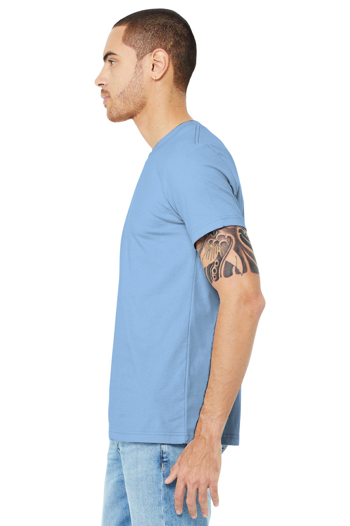 BELLA+CANVAS ® Unisex Jersey Short Sleeve Tee. BC3001 [Baby Blue] - DFW Impression