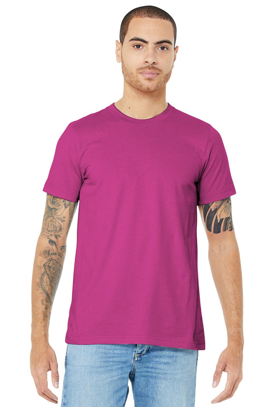 BELLA+CANVAS ® Unisex Jersey Short Sleeve Tee. BC3001 [Berry] - DFW Impression