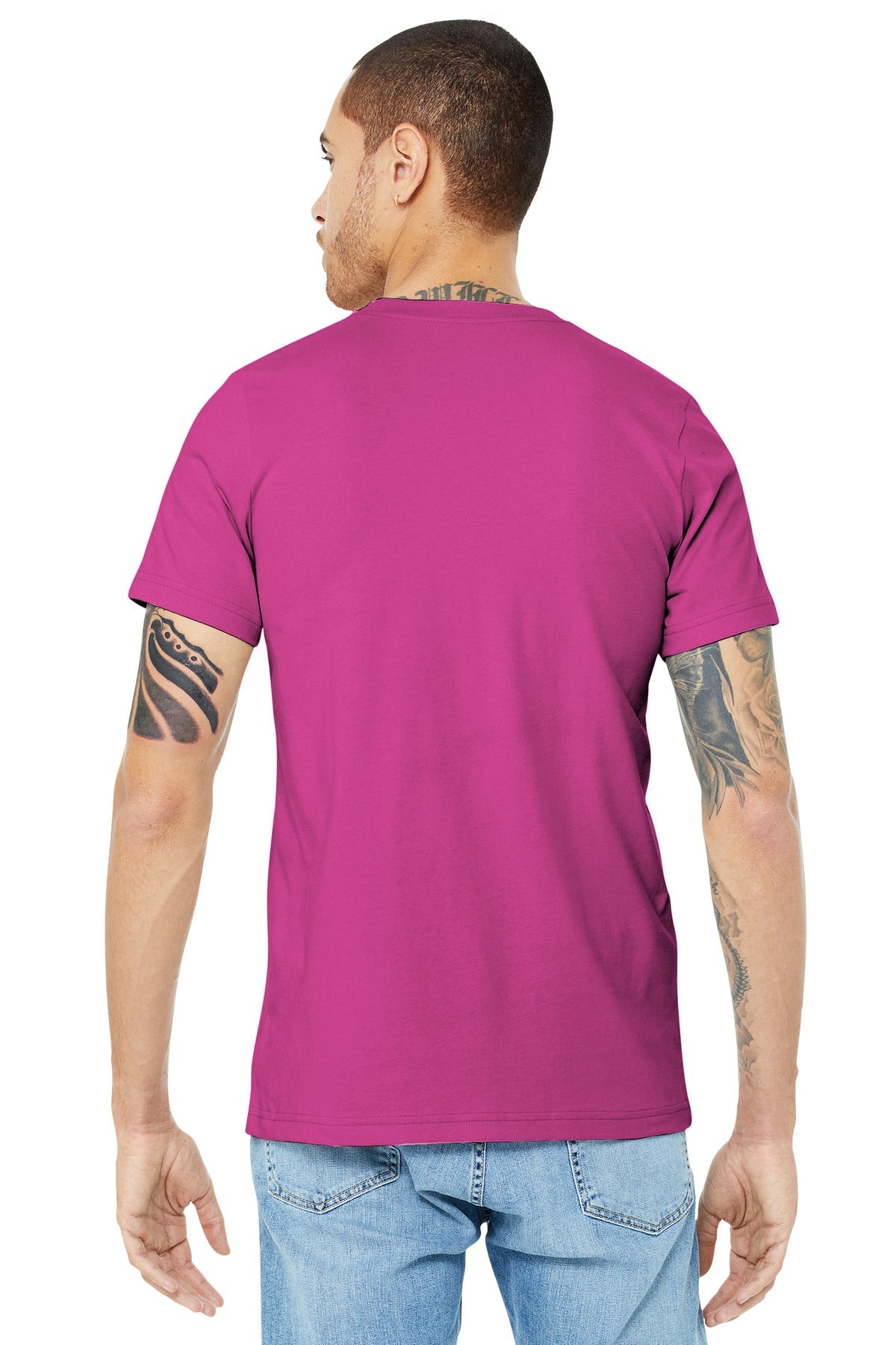 BELLA+CANVAS ® Unisex Jersey Short Sleeve Tee. BC3001 [Berry] - DFW Impression