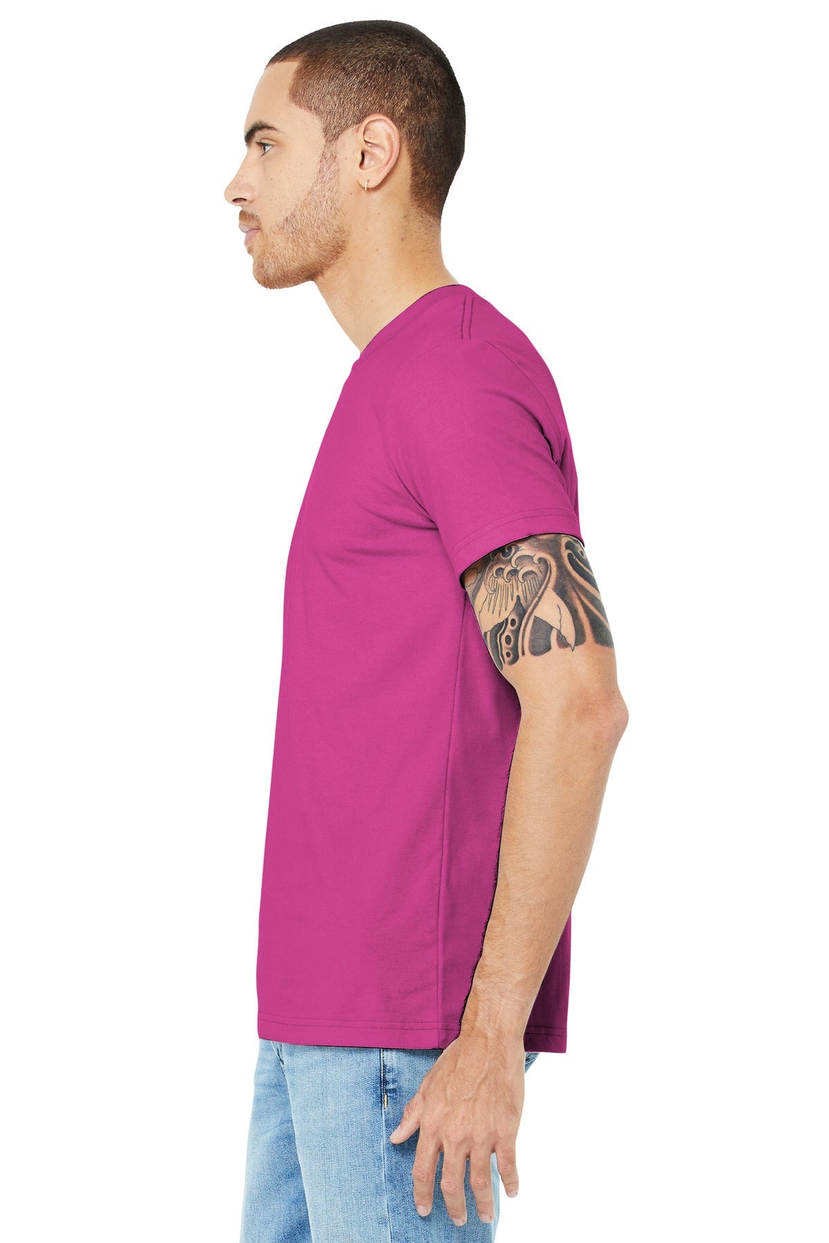 BELLA+CANVAS ® Unisex Jersey Short Sleeve Tee. BC3001 [Berry] - DFW Impression