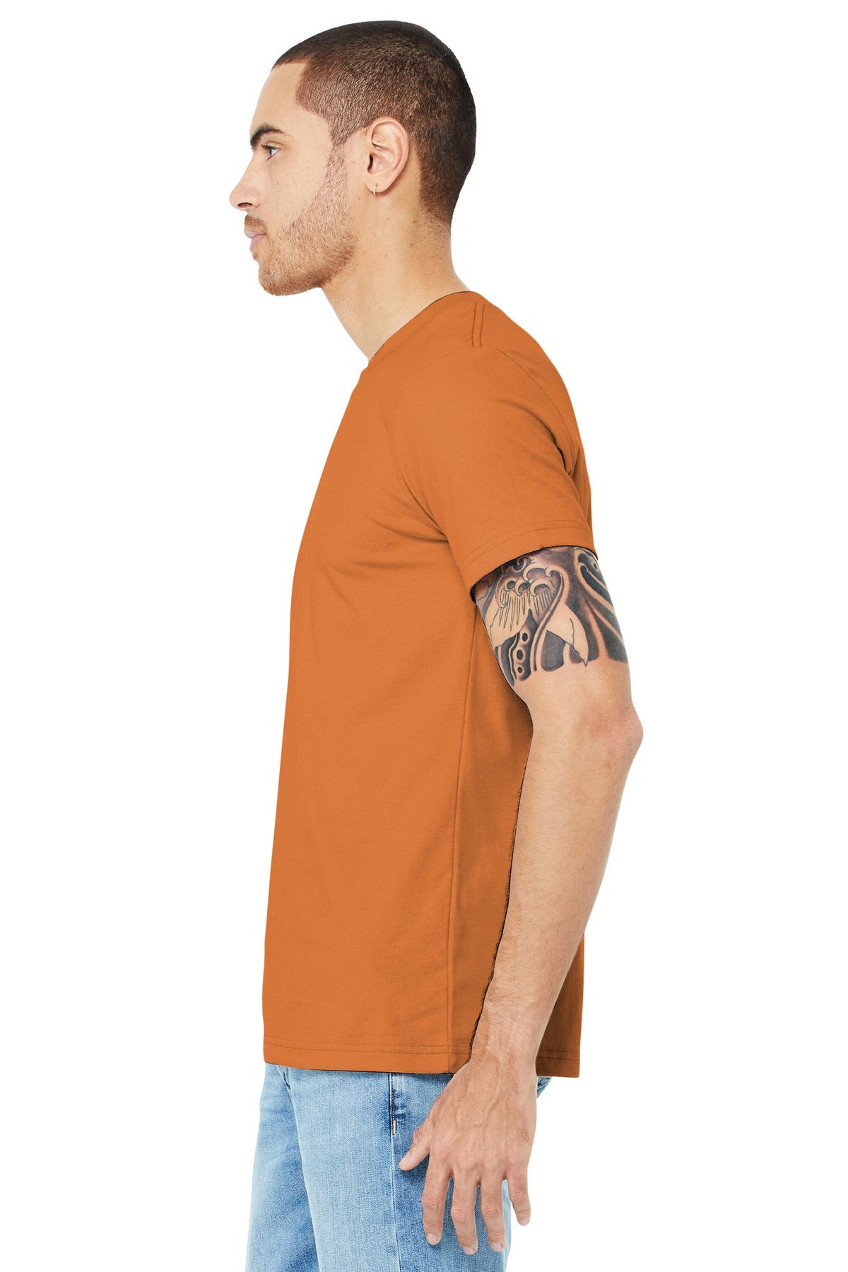 BELLA+CANVAS ® Unisex Jersey Short Sleeve Tee. BC3001 [Burnt Orange] - DFW Impression