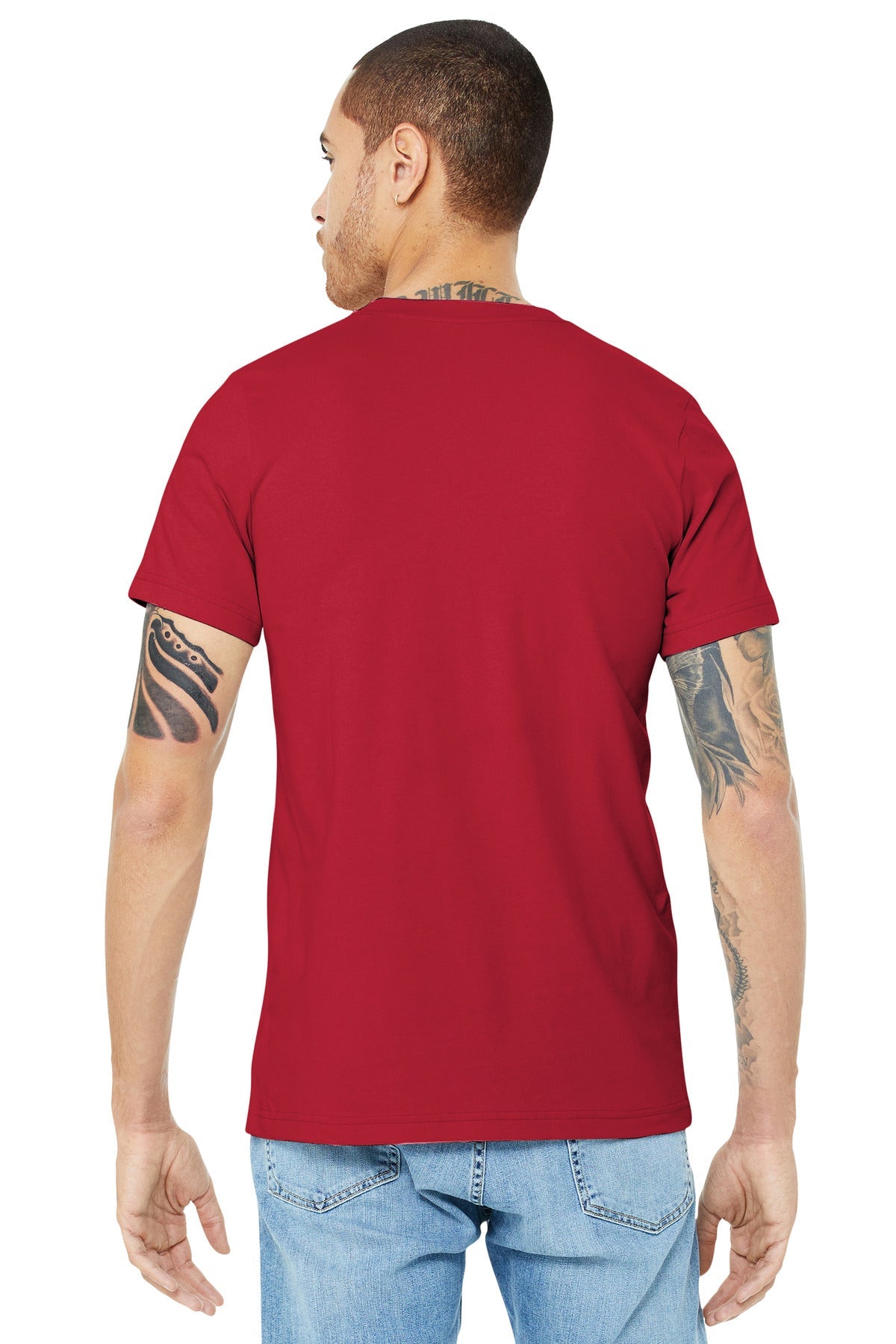 BELLA+CANVAS ® Unisex Jersey Short Sleeve Tee. BC3001 [Canvas Red] - DFW Impression