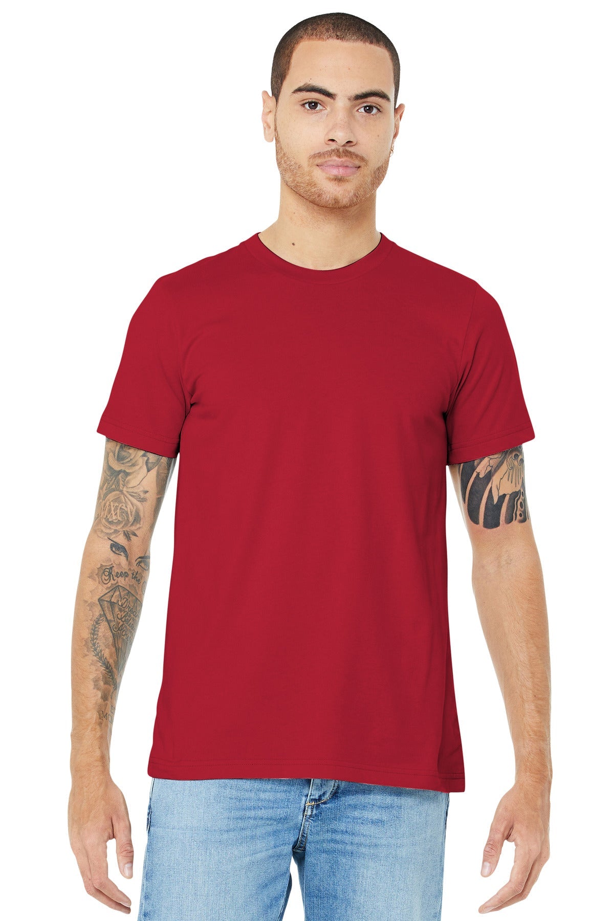 BELLA+CANVAS ® Unisex Jersey Short Sleeve Tee. BC3001 [Canvas Red] - DFW Impression