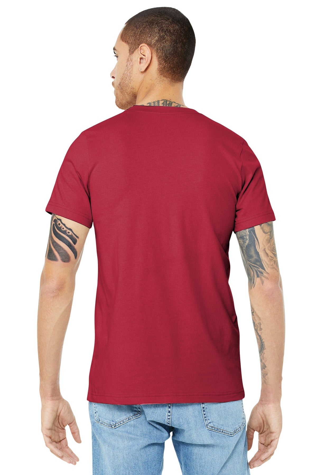 BELLA+CANVAS ® Unisex Jersey Short Sleeve Tee. BC3001 [Cardinal] - DFW Impression