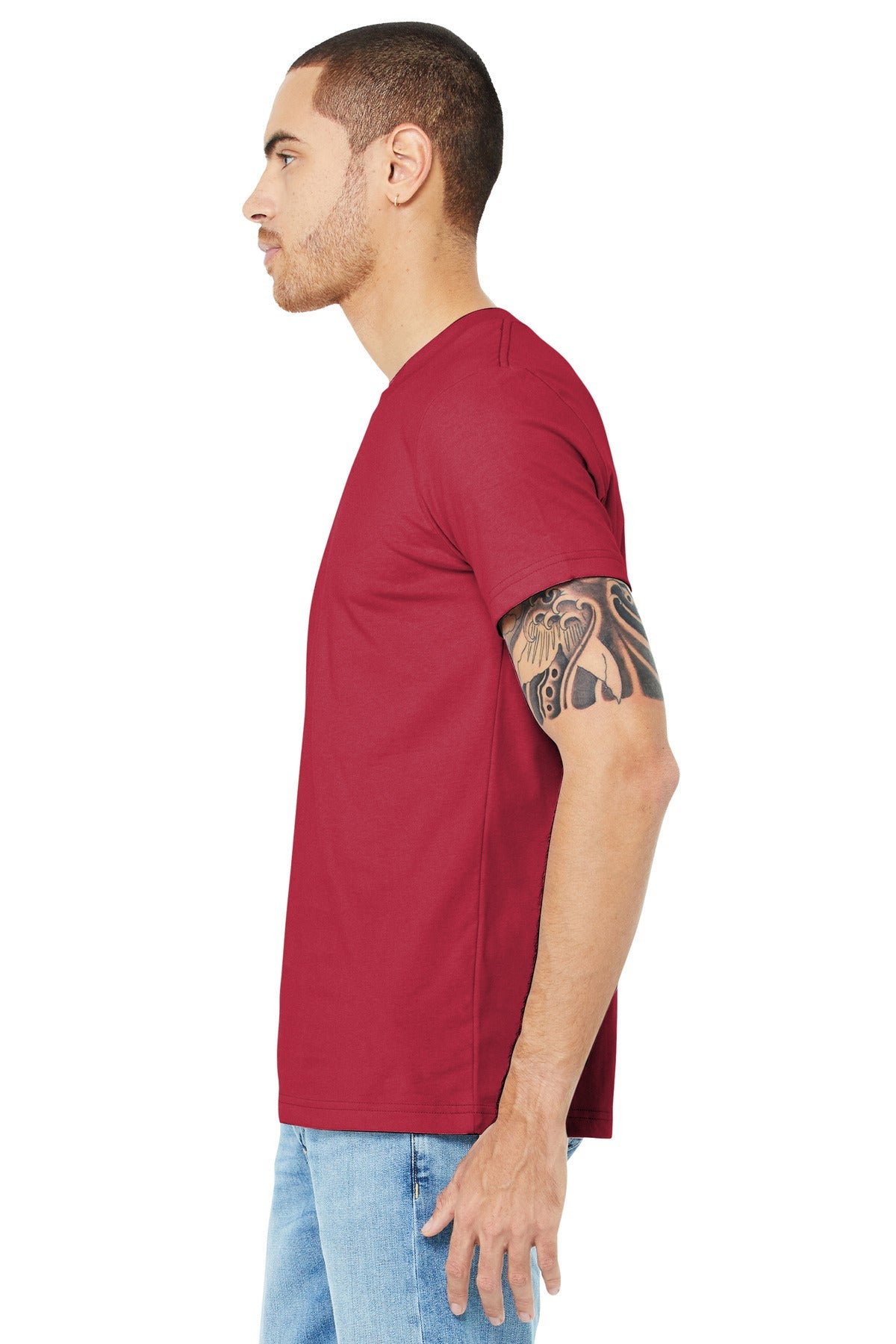 BELLA+CANVAS ® Unisex Jersey Short Sleeve Tee. BC3001 [Cardinal] - DFW Impression