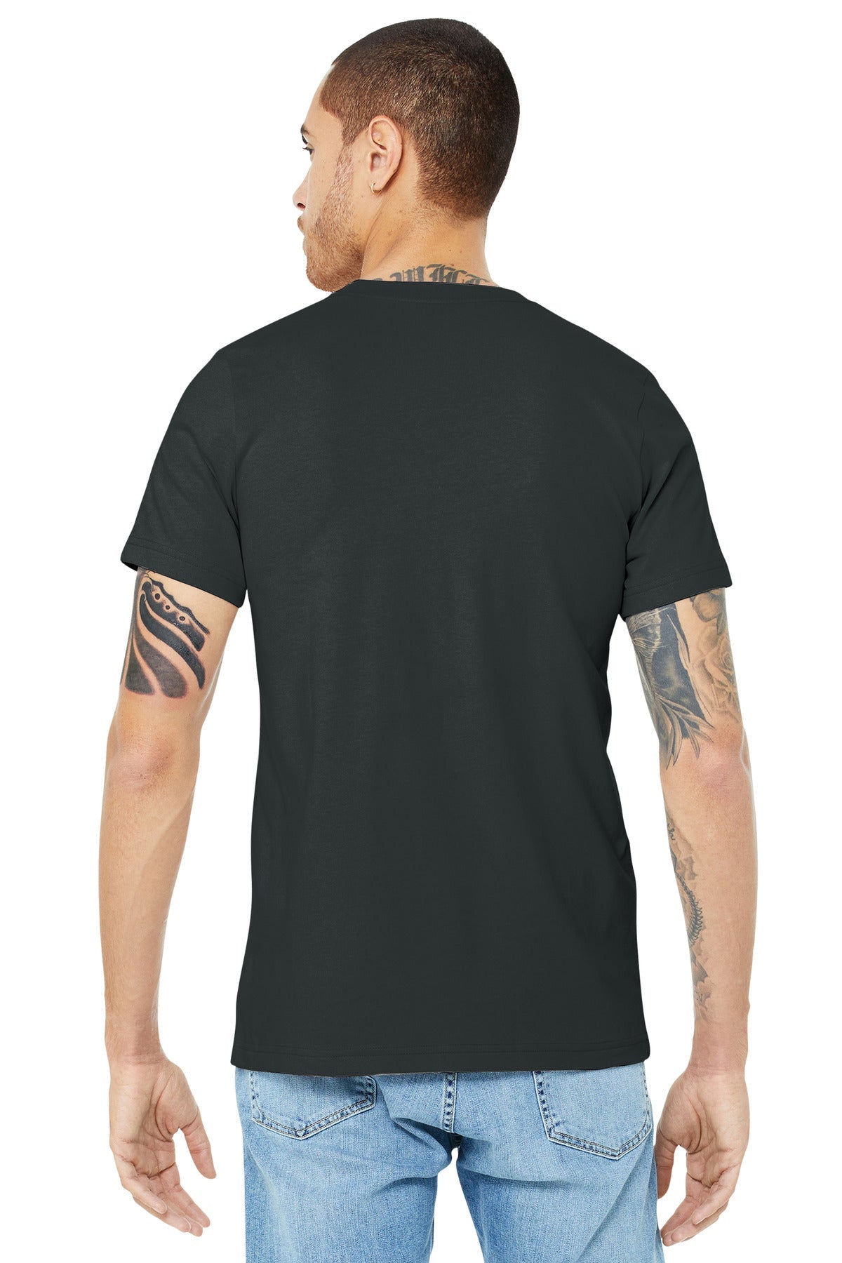 BELLA+CANVAS ® Unisex Jersey Short Sleeve Tee. BC3001 [Dark Grey] - DFW Impression