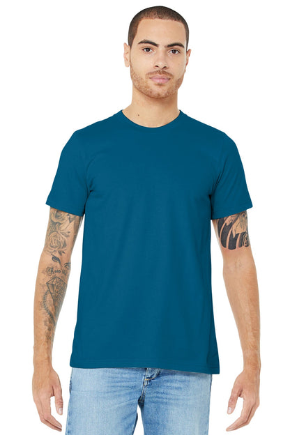 BELLA+CANVAS ® Unisex Jersey Short Sleeve Tee. BC3001 [Deep Teal] - DFW Impression