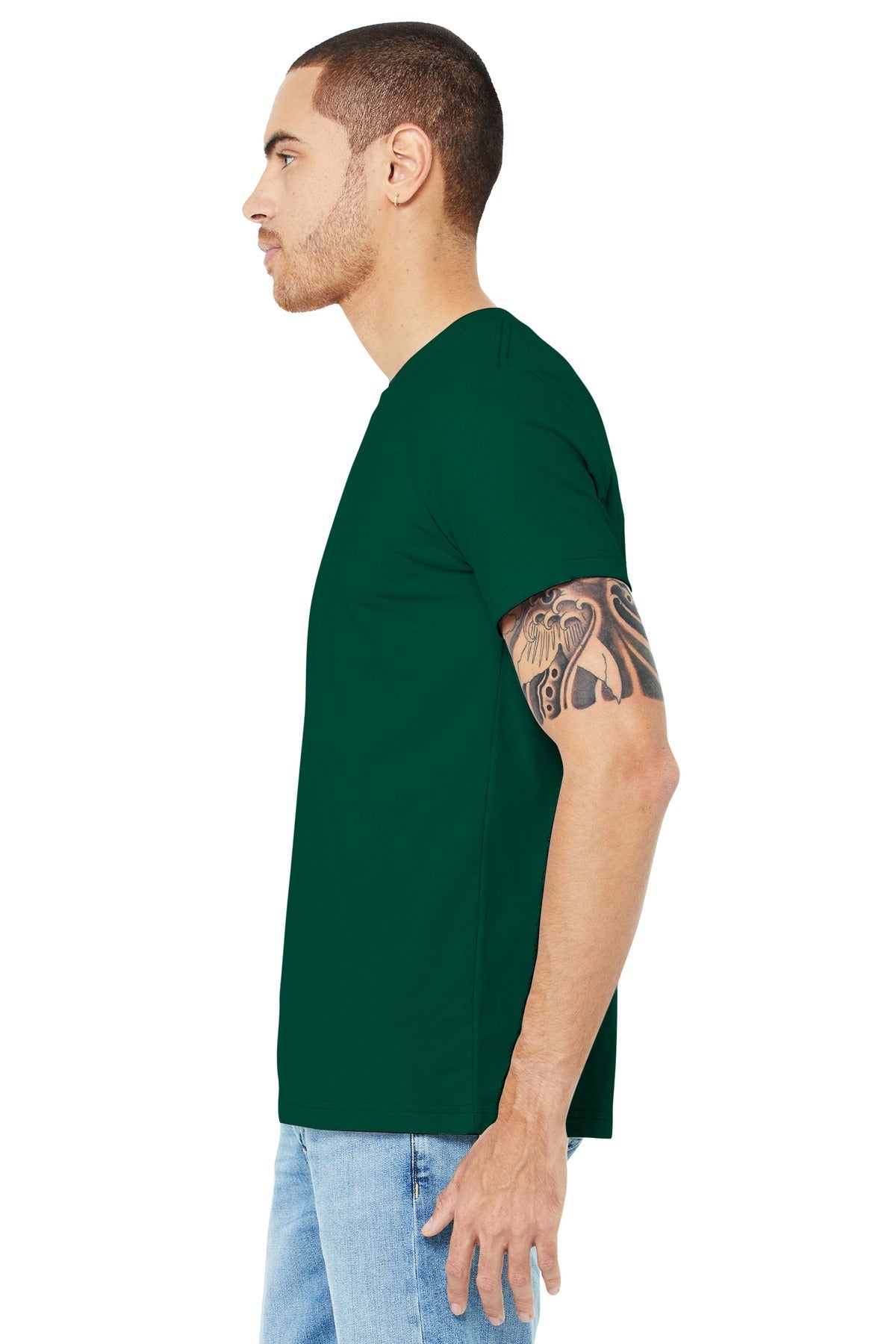 BELLA+CANVAS ® Unisex Jersey Short Sleeve Tee. BC3001 [Evergreen] - DFW Impression