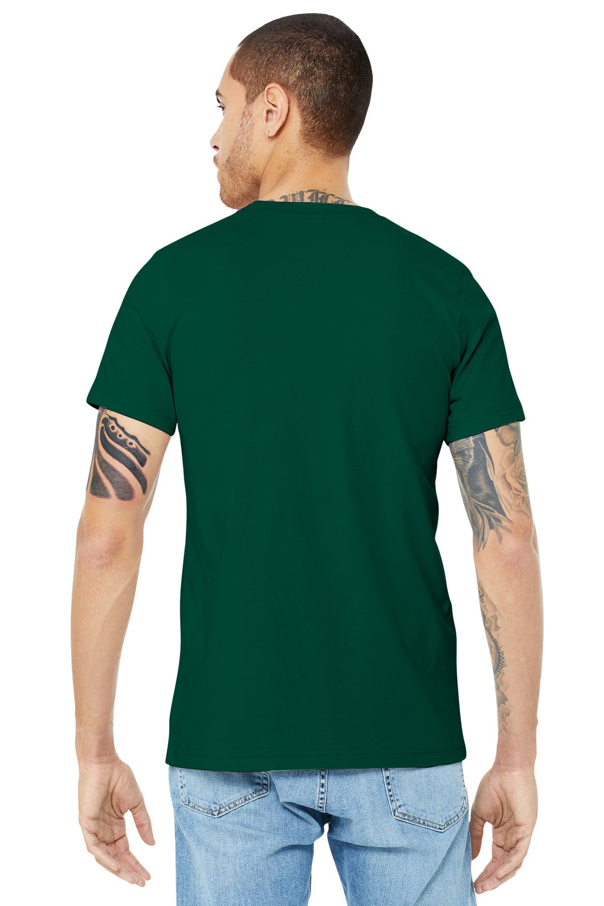 BELLA+CANVAS ® Unisex Jersey Short Sleeve Tee. BC3001 [Evergreen] - DFW Impression