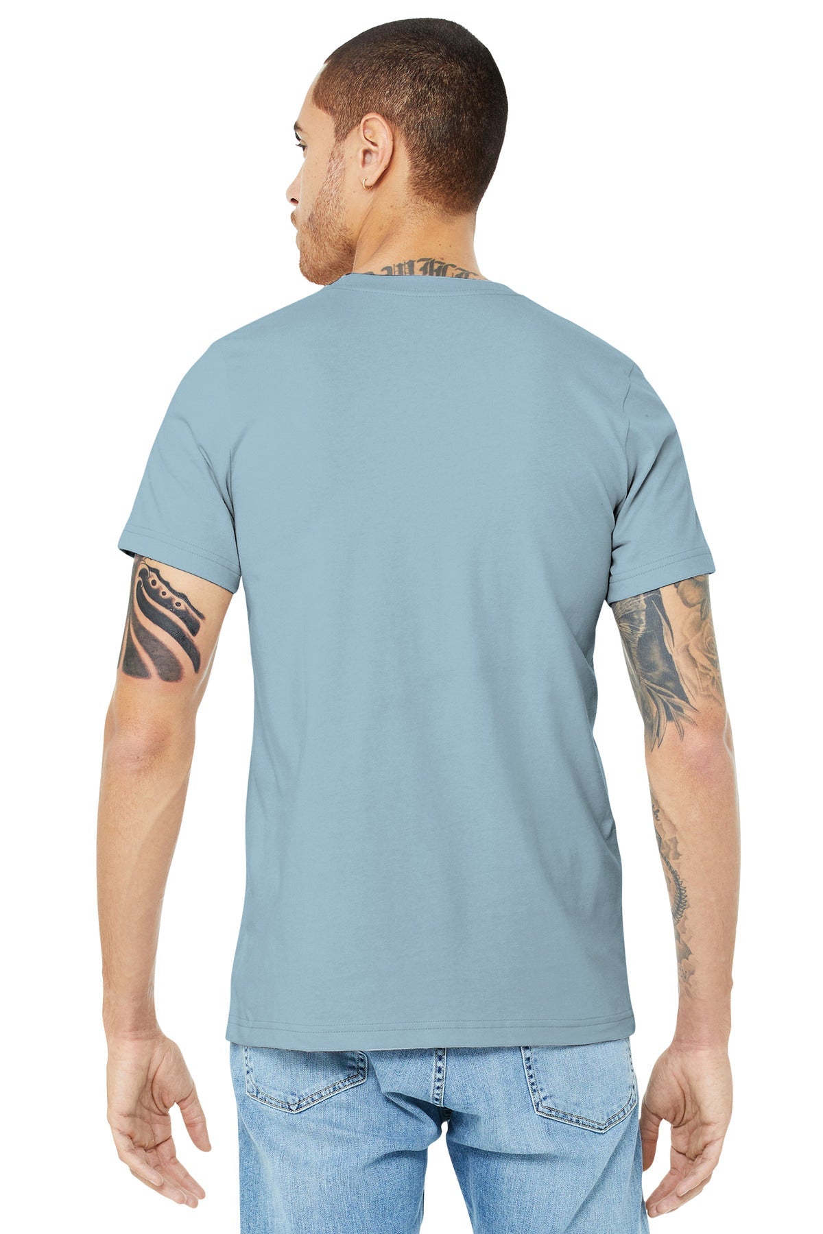 BELLA+CANVAS ® Unisex Jersey Short Sleeve Tee. BC3001 [Light Blue] - DFW Impression