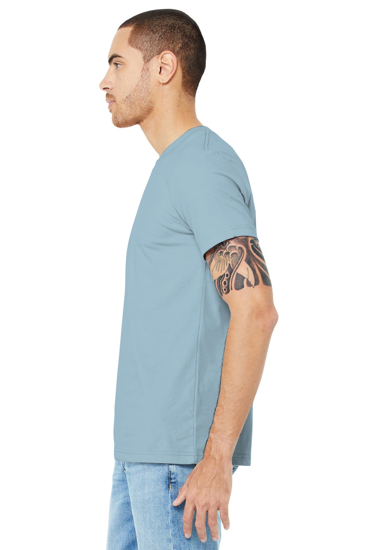 BELLA+CANVAS ® Unisex Jersey Short Sleeve Tee. BC3001 [Light Blue] - DFW Impression