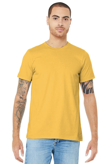 BELLA+CANVAS ® Unisex Jersey Short Sleeve Tee. BC3001 [Maize Yellow] - DFW Impression